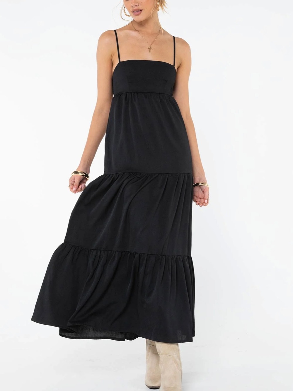 Princess Polly Black Maxi Dress